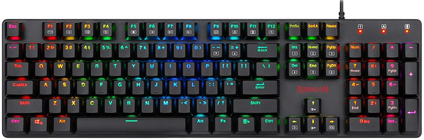 Redragon K589 Shrapnel Pro Low Profile Mechanical Wired RGB Gaming Keyboard  for sale in Egypt from Games2Egypt