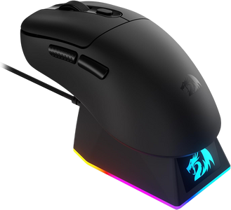 Redragon M998-STD-1K Tri-Mode Mouse with RGB Charging Dock - Black  for sale in Egypt from Games2Egypt