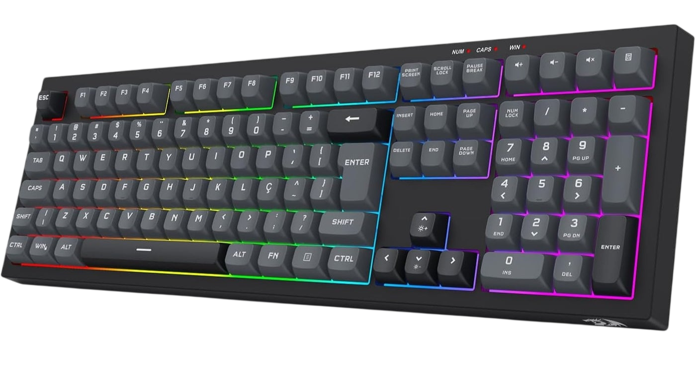  Redragon K518 CRUX RGB Membrane Wired Gaming Keyboard - Black – image 3