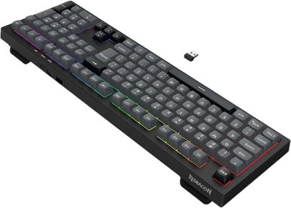  Redragon K518 CRUX RGB Membrane Wired Gaming Keyboard - Black  for sale in Egypt from Games2Egypt