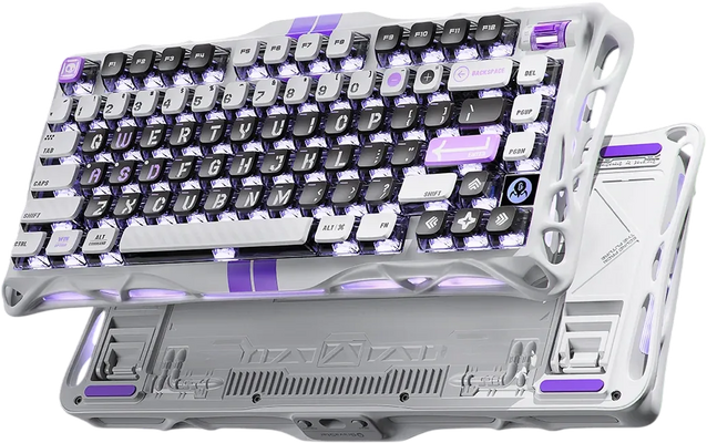 GravaStar Mercury V75 HE 75% Hall Effect Magnetic Switch Gaming Keyboard - Mecha Gray