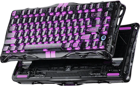 GravaStar Mercury V75 Lite 75% Hall Effect Magnetic  Switch Gaming Keyboard - Transparent Black
