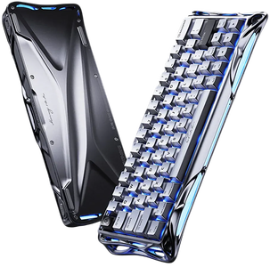 GravaStar Mercury V60 Pro 60% Hall Effect Magnetic Switch Gaming Keyboard - Chrome Silver -  for sale in Egypt from Games2Egypt