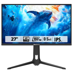 Sades RS-Dolphin SA-F01U27 UHD (4K) FHD 320Hz Flat Gaming Monitor - Black