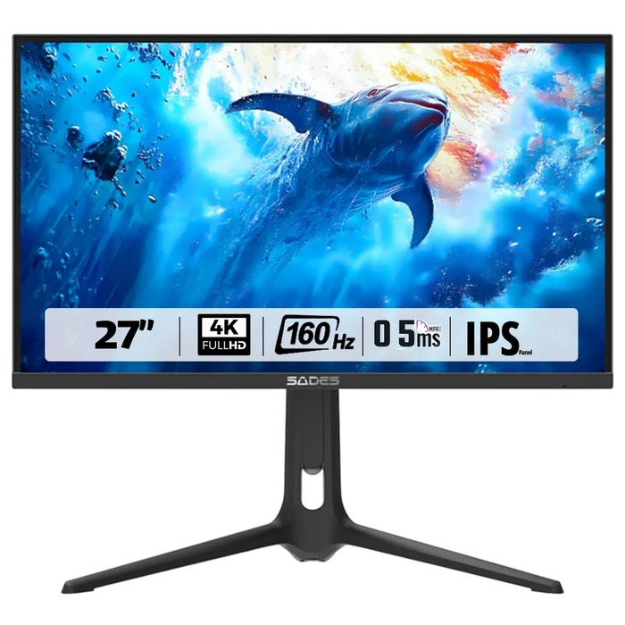 Sades RS-Dolphin SA-F01U27 UHD (4K) FHD 320Hz Flat Gaming Monitor - Black  for sale in Egypt from Games2Egypt