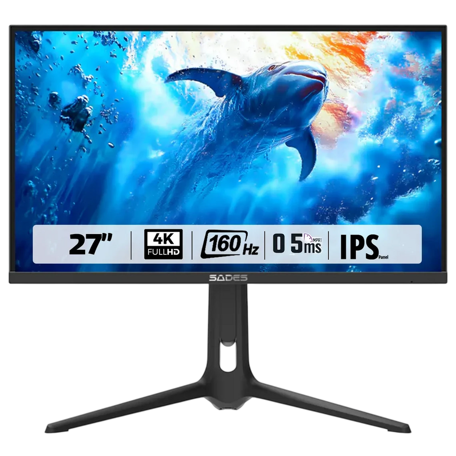 سادس شاشة آر إس دولفين 27 بوصة 4K / FHD 320Hz - أسود