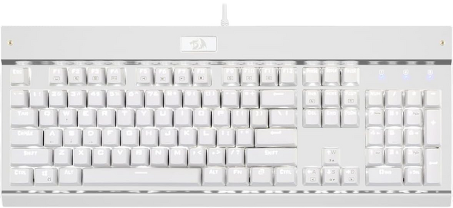  Redragon KG010-WN Wired Mechanical Gaming Keyboard Brown Switch - White  for sale in Egypt from Games2Egypt