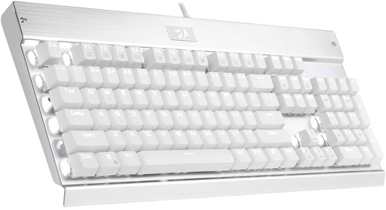  Redragon KG010-WN Wired Mechanical Gaming Keyboard Brown Switch - White  for sale in Egypt from Games2Egypt