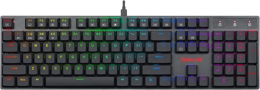 ريدراجون K535 كيبورد ألعاب ميكانيكية RGB سلكي سويتش أزرق - أسود -  للبيع في مصر من خلال Games2Egypt