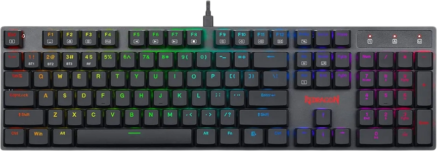 Redragon K535 RGB Mechanical Wired Gaming Keyboard Blue Switch - Black  for sale in Egypt from Games2Egypt