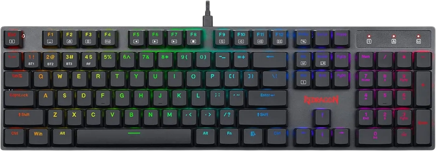 Redragon K535 RGB Mechanical Wired Gaming Keyboard Blue Switch - Black  for sale in Egypt from Games2Egypt