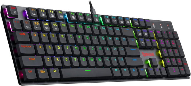 Redragon K535 RGB Mechanical Wired Gaming Keyboard Blue Switch - Black  for sale in Egypt from Games2Egypt