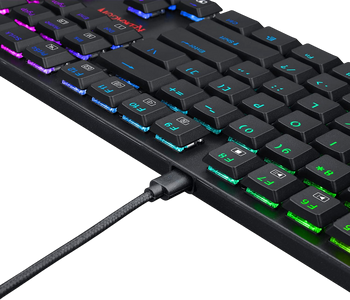 Redragon K535 RGB Mechanical Wired Gaming Keyboard Blue Switch - Black  for sale in Egypt from Games2Egypt