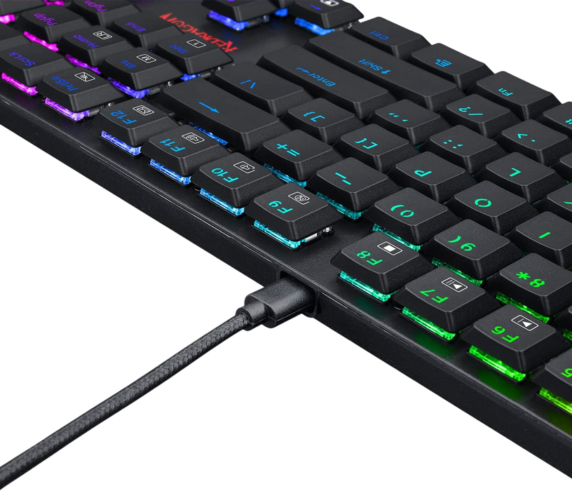 Redragon K535 RGB Mechanical Wired Gaming Keyboard Blue Switch - Black  for sale in Egypt from Games2Egypt
