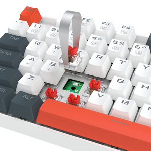 Redragon k552 WLR-R Kumara Mechanical Wired Gaming Keyboard Red Switch - White/Black  for sale in Egypt from Games2Egypt