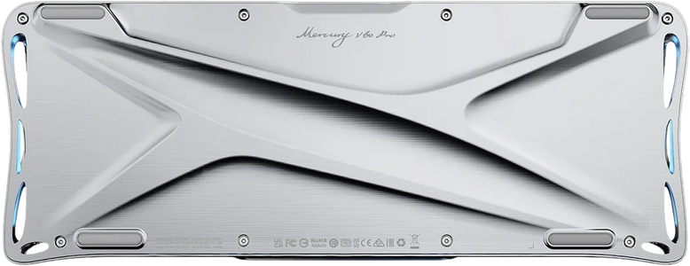 GravaStar Mercury V60 Pro 60% Hall Effect Magnetic Switch Gaming Keyboard - Chrome Silver  for sale in Egypt from Games2Egypt
