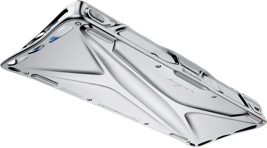 GravaStar Mercury V60 Pro 60% Hall Effect Magnetic Switch Gaming Keyboard - Chrome Silver  for sale in Egypt from Games2Egypt