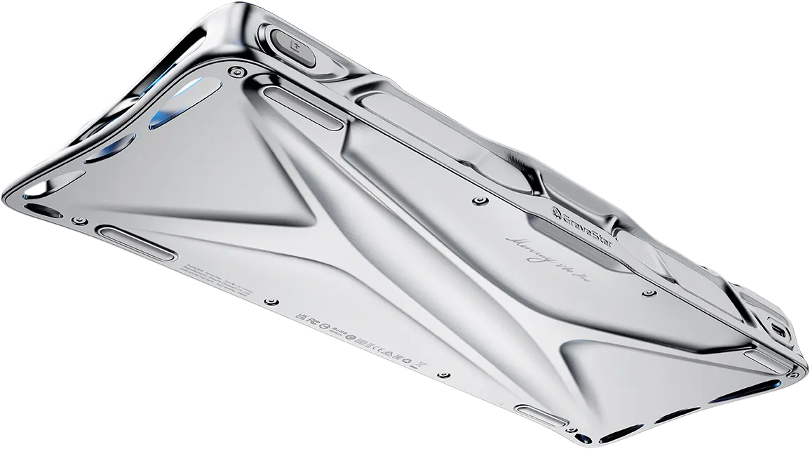 GravaStar Mercury V60 Pro 60% Hall Effect Magnetic Switch Gaming Keyboard - Chrome Silver  for sale in Egypt from Games2Egypt