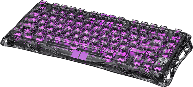 GravaStar Mercury V75 Lite 75% Hall Effect Magnetic  Switch Gaming Keyboard - Transparent Black  for sale in Egypt from Games2Egypt