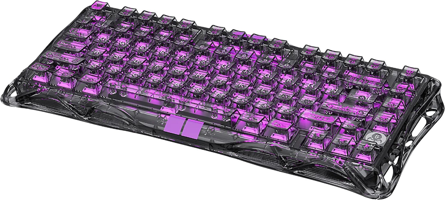 GravaStar Mercury V75 Lite 75% Hall Effect Magnetic  Switch Gaming Keyboard - Transparent Black  for sale in Egypt from Games2Egypt