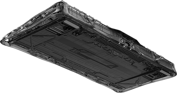 GravaStar Mercury V75 Lite 75% Hall Effect Magnetic  Switch Gaming Keyboard - Transparent Black  for sale in Egypt from Games2Egypt