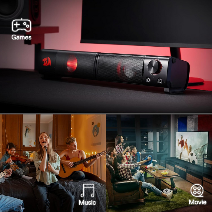 Redragon GS550 Orpheus PC Gaming Speakers - Black  for sale in Egypt from Games2Egypt