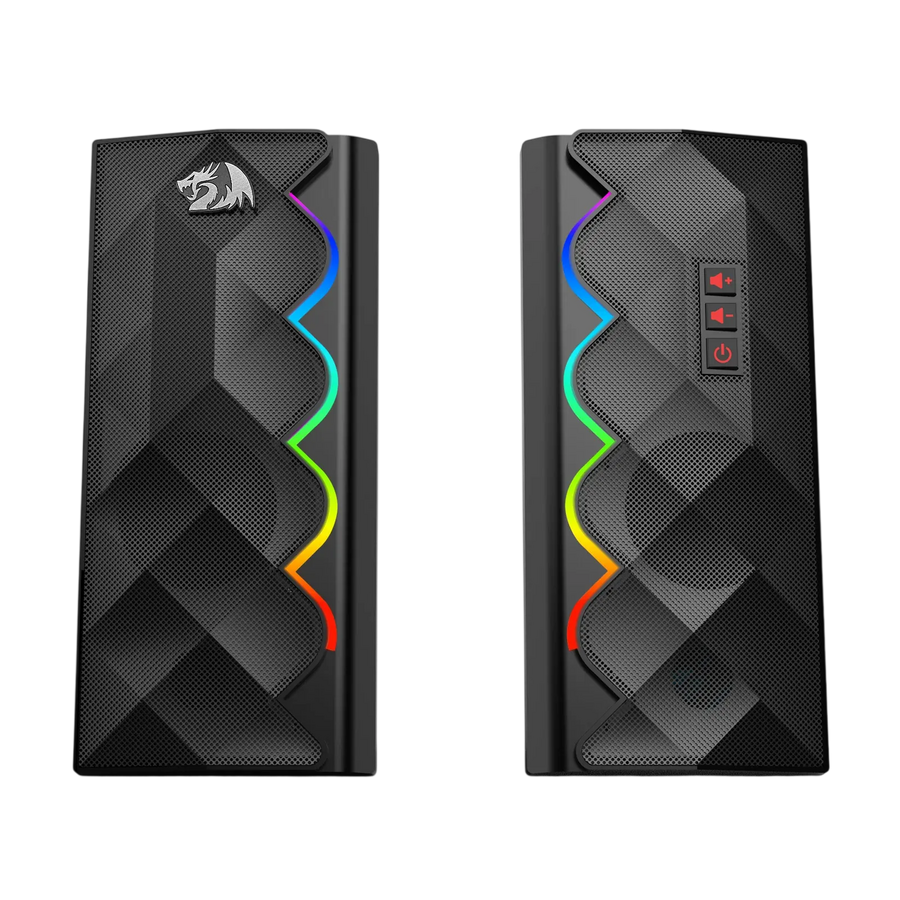 Redragon GS522 Cipher Stereo PC RGB Gaming Speaker - Black – image 2