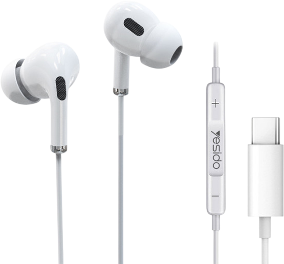 Yesido YH35 Type-C Plug Wired Earphone  for sale in Egypt from Games2Egypt