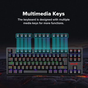 Redragon S113 Mechanical Wired Rainbow Gaming Keyboard & Mouse Combo  for sale in Egypt from Games2Egypt