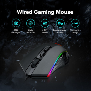 Redragon S113 Mechanical Wired Rainbow Gaming Keyboard & Mouse Combo  for sale in Egypt from Games2Egypt