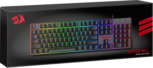 Redragon K589 Shrapnel Pro Low Profile Mechanical Wired RGB Gaming Keyboard  for sale in Egypt from Games2Egypt
