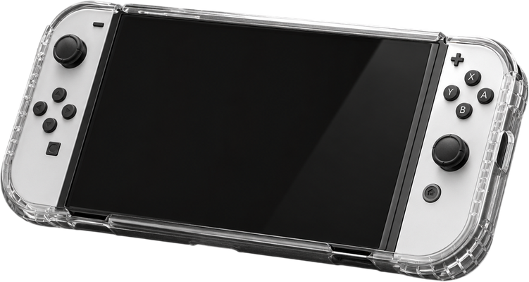 Pgtech GP-341 Silicone Clear Case For Nintendo Switch OLED - Transparent
