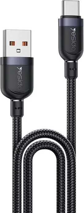 Yesido CA133C USB To Type-C Braided Wire Charging Data Cable - 2M  for sale in Egypt from Games2Egypt