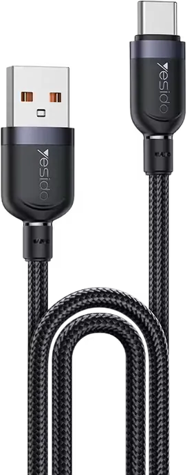 Yesido CA133C USB To Type-C Braided Wire Charging Data Cable - 2M