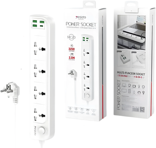 Yesido MC20 High Power Fast Charging Socket - EU Plug - White -  for sale in Egypt from Games2Egypt