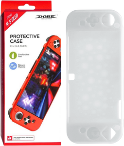 Dobe TNS-1135 Silicone Protective Case For N-S OLED - White  for sale in Egypt from Games2Egypt