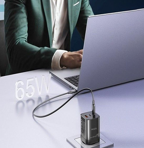 Yesido YC65 PD 65W Three-port Fast Charging 2 TC & USB EU Plug for Laptop  for sale in Egypt from Games2Egypt