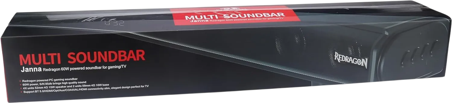  Redragon GS815 JANA PC Soundbar - Black  for sale in Egypt from Games2Egypt