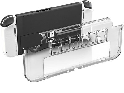 Dobe TNS-1141 Nintendo Switch OLED Crystal Case - Transparent -  for sale in Egypt from Games2Egypt