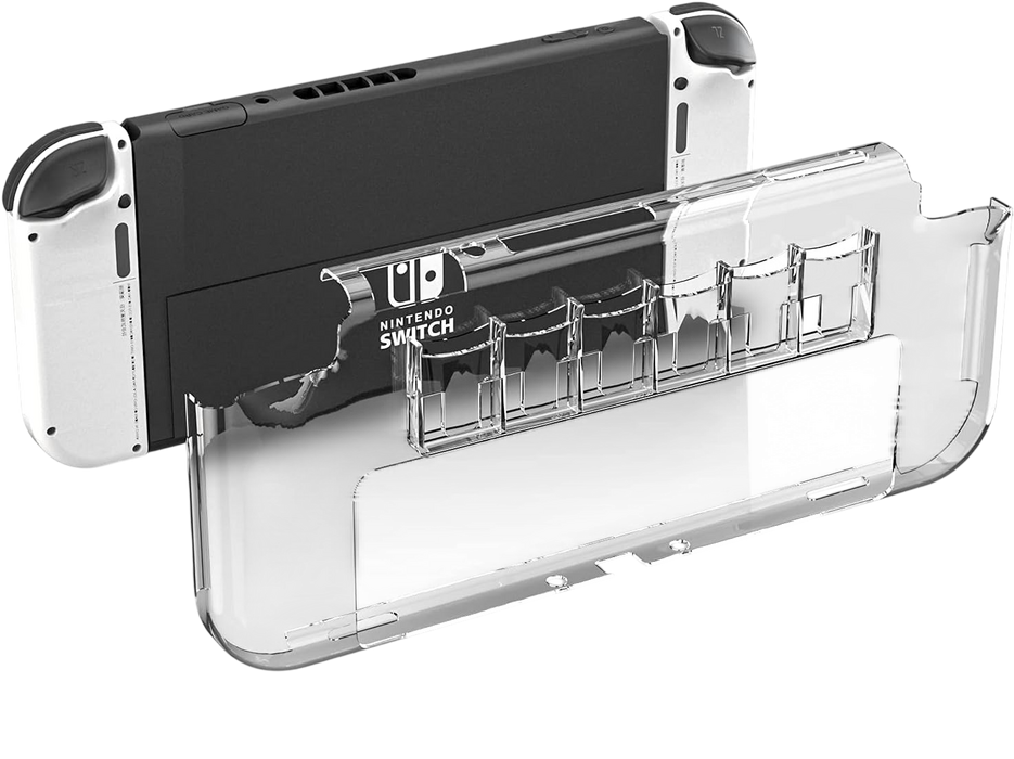 Dobe TNS-1141 Nintendo Switch OLED Crystal Case - Transparent  for sale in Egypt from Games2Egypt