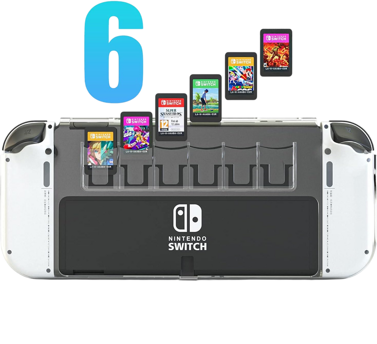 Dobe TNS-1141 Nintendo Switch OLED Crystal Case - Transparent  for sale in Egypt from Games2Egypt