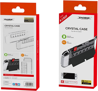 Dobe TNS-1141 Nintendo Switch OLED Crystal Case - Transparent  for sale in Egypt from Games2Egypt