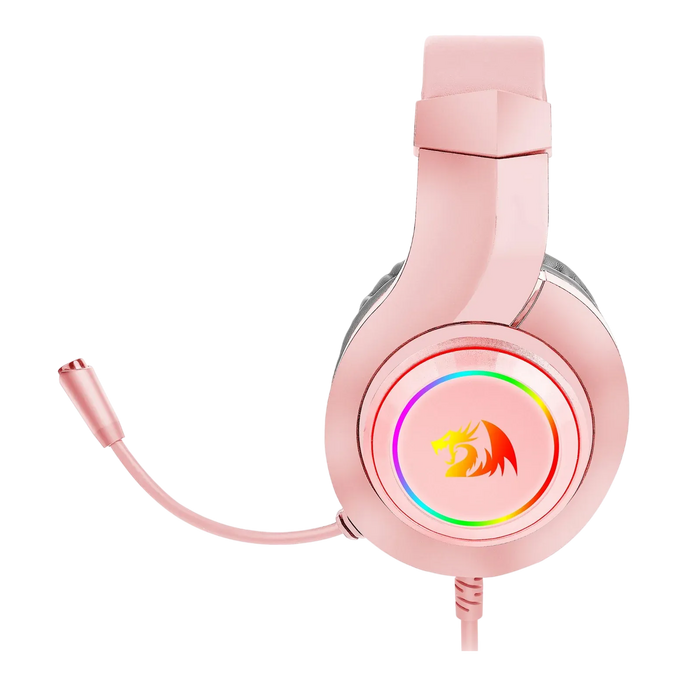 Redragon H260 Hylas Wired RGB Gaming Headphone - Pink  for sale in Egypt from Games2Egypt