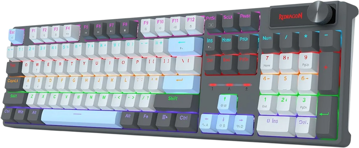 Redragon K718 Mechanical Wired Rainbow Gaming Keyboard  for sale in Egypt from Games2Egypt