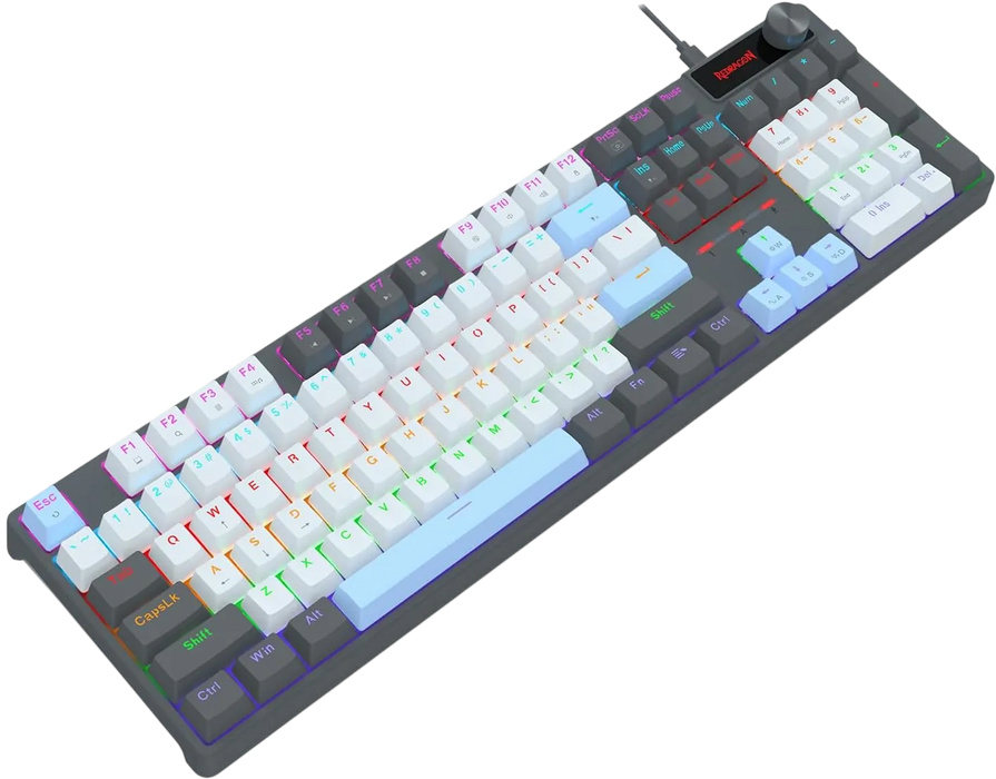 Redragon K718 Mechanical Wired Rainbow Gaming Keyboard  for sale in Egypt from Games2Egypt