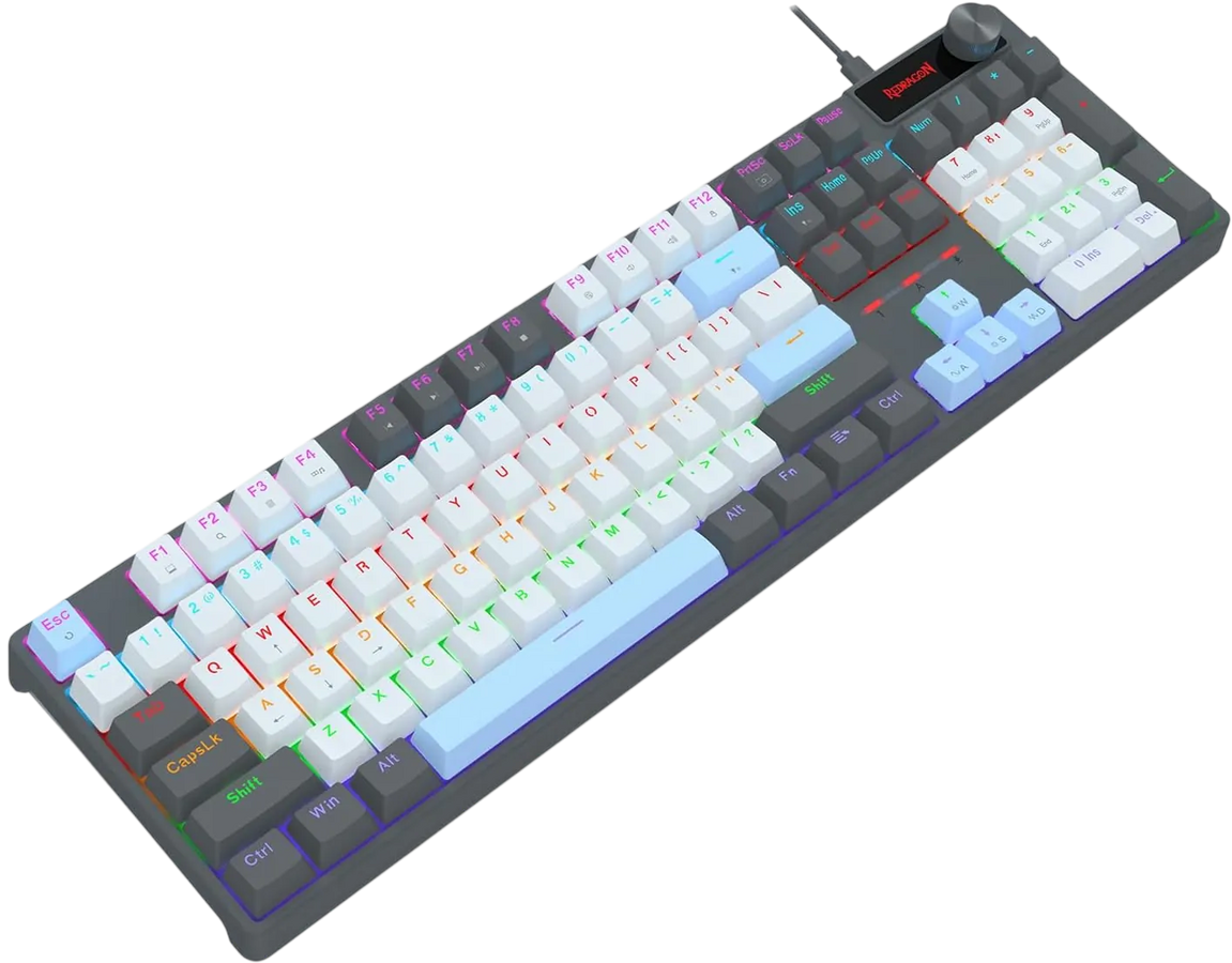 Redragon K718 Mechanical Wired Rainbow Gaming Keyboard – image 4