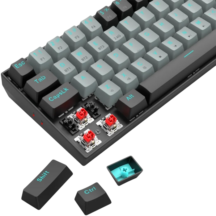 Redragon K662L-G1RS Gwern Dual-Mode Wireless Mechanical Gaming Keyboard  for sale in Egypt from Games2Egypt
