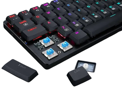Redragon K626P Ashe Low Profile Mechanical Wired RGB Gaming Keyboard  for sale in Egypt from Games2Egypt
