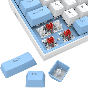Redragon K617 Fizz Wired Mechanical RGB Gaming Keyboard - White/blue  for sale in Egypt from Games2Egypt