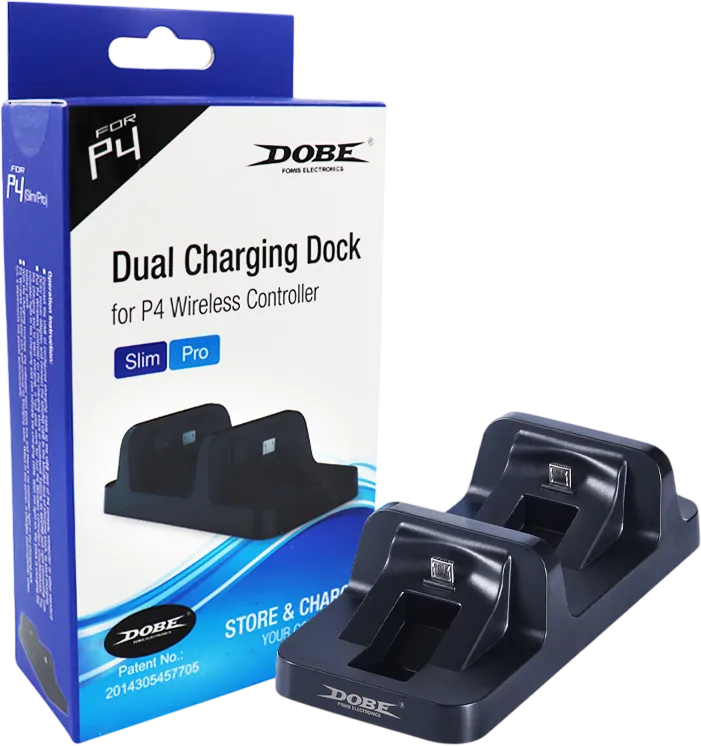 Dobe TP4-002 PS4 Dual Charging Dock for PS4 Controller - Open Sealed